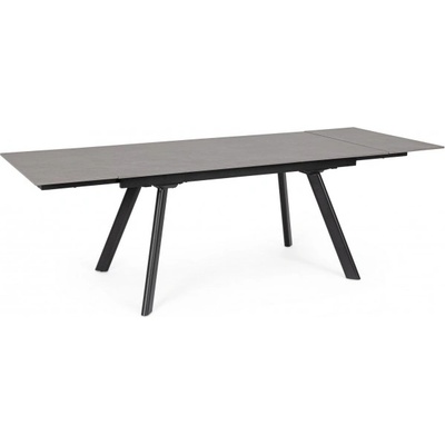 Bizzotto Jarkko black ext table 160-240x90 (0731274)