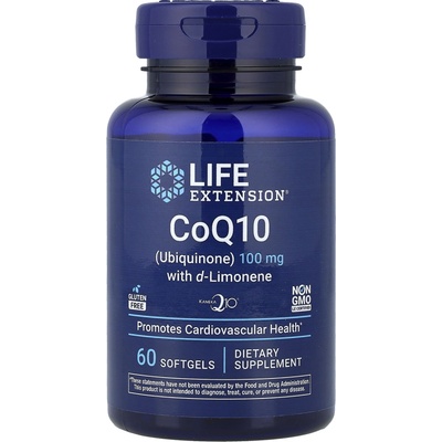 Life extension super vstrebateľný coq10 s d-limonénom 60 mäkkých gélov