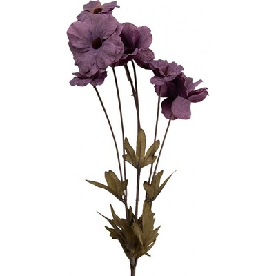 Elegantný umelý kvet s fialovými kvetmi - 6*8*80 cm - Clayre & Eef