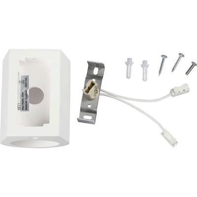 V-TAC g9 Корпус Кръг Бял - 3694 (3694)