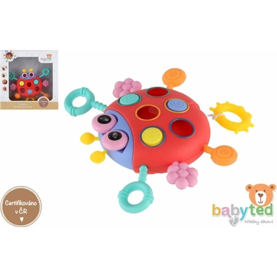 Tahoulíček beruška babyted plast 15x11cm v krabici 6m+ (00800480)