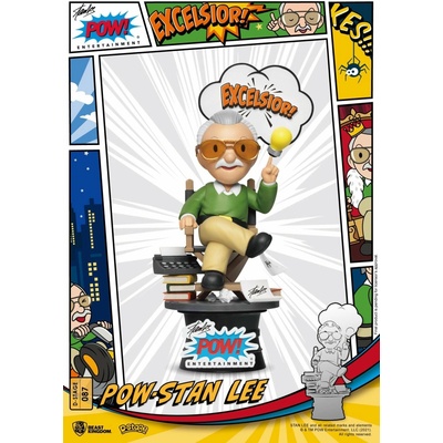 Beast Kingdom Toys Stan Lee D-Stage PVC dioráma Stan Lee 16 cm