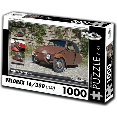 Retro-Auta č. 55 VELOREX 16/350 1967 1000 dílků