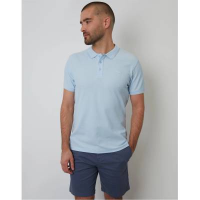 Threadbare Блуза с яка Threadbare Men's TB Malbork Short-Sleeve Polo Shirt - Skyway