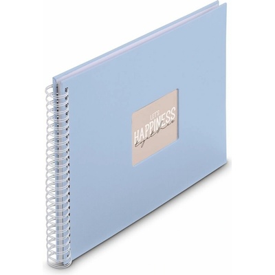 Hama album klasické spirálové FINE ART 36x32 cm, 50 stran, lagoon, bílé listy – Sleviste.cz