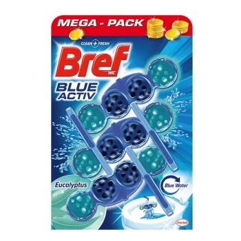 Bref color aktiv ароматизатор за тоалетна чиния, Евкалипт, 3х50гр