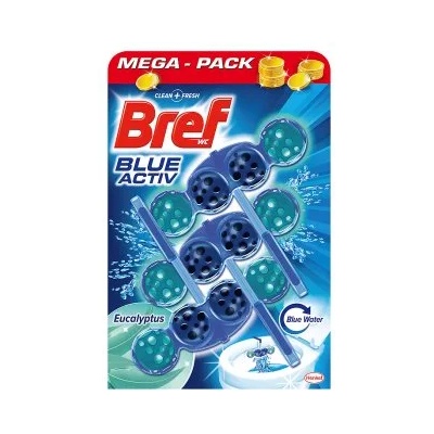 Bref color aktiv ароматизатор за тоалетна чиния, Евкалипт, 3х50гр