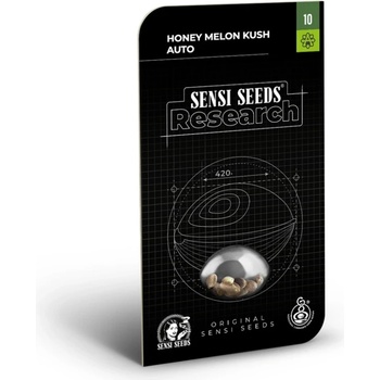 Sensi Seeds Honey Melon Kush Research semena neobsahují THC 3 ks