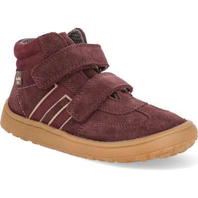 Froddo Barefoot kotníkové boty F-Motion Tex Bordeaux vínové