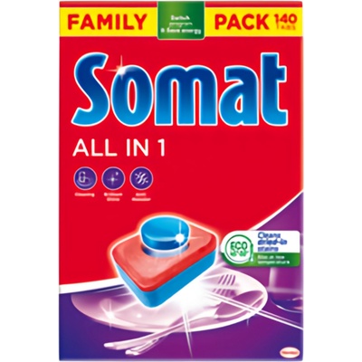 Somat tablety do myčky All-in-1 140 ks – Hledejceny.cz