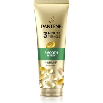 Pantene 3 Minute Miracle Smooth&Silky дълбоко действащ триминутен балсам за увредена коса 220ml