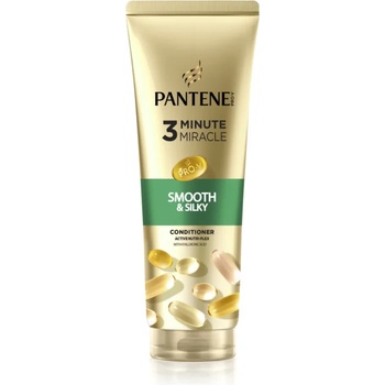 Pantene 3 Minute Miracle Smooth&Silky дълбоко действащ триминутен балсам за увредена коса 220ml
