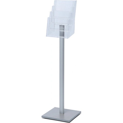 Jansen Display Stojan na letáky formátu A4 4 kapsy, 330 x 1115 mm