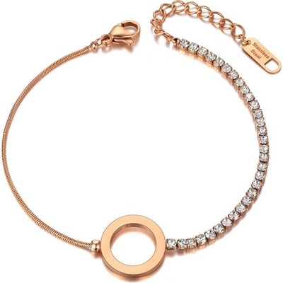 Victoria Filippi Stainless Steel ocelový se zirkony Becky Gold NRB20066-1/22 Zlatá