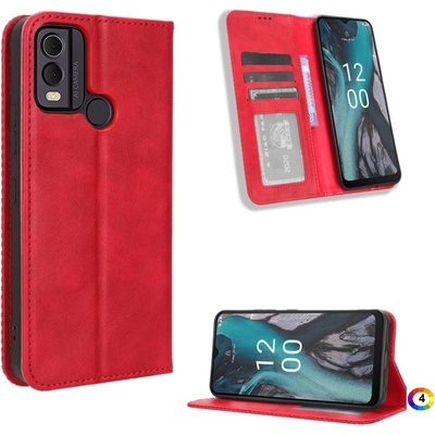 Nokia C22 Retro Magnetic Wallet Калъф и Протектор