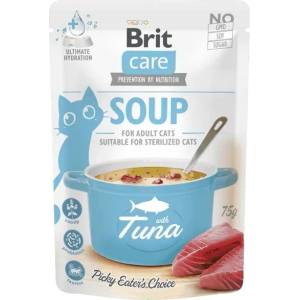 Brit Care Котешка супа с риба тон 75 г