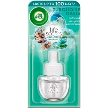 Air Wick Life Scents Tyrkysová laguna elektrický osvěžovač náhradní náplň 19 ml