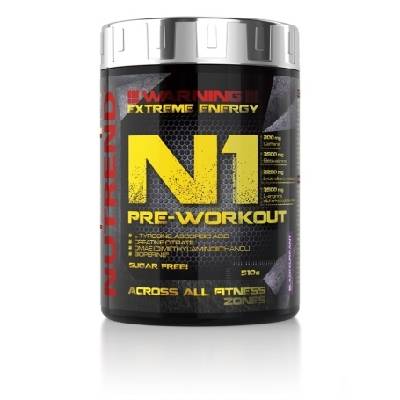 NUTREND N1 Pre-Workout červený pomaranč 510 g