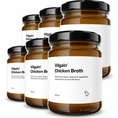Vilgain Kurací vývar bez soli BIO 6 x 515 ml
