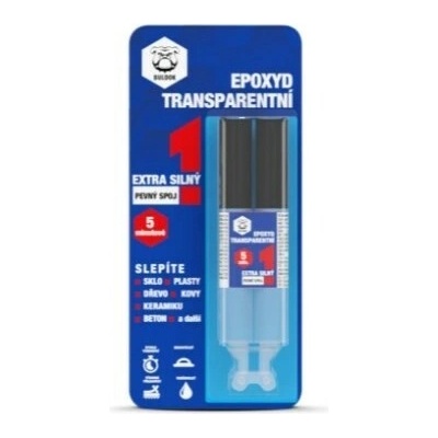Killich lepidlo BULDOG EPOXYD TRANSPARENTNÍ 28g (5min.)
