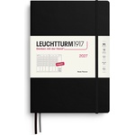 Leuchtturm1917 weekly planner 2027 Composition (B5) - black - 254 x 178 mm - January-December (12 months) - weekly overview with hourly grid 7: 00-22: 00 per column - 80 g/m2 paper - 400308 (400308)