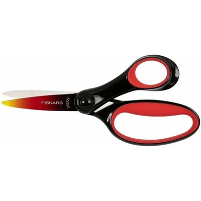 Nožnice, školské 15 cm, FISKARS, ombre červené