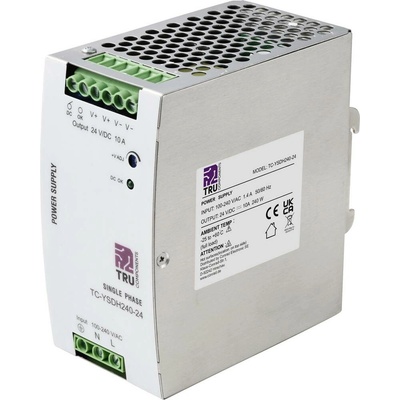 TRU COMPONENTS TC-13850160 síťový zdroj na DIN lištu 24 V/DC 10 A 240 W Počet výstupů:1 x Obsah 1 ks