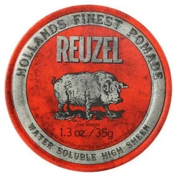 REUZEL Styling Red Pomade Water Soluble помада за коса със средна сила и силен блясък Man 35 гр