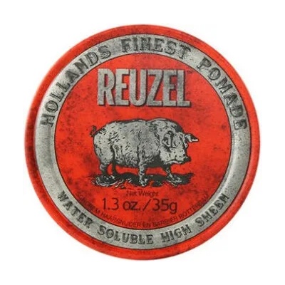 REUZEL Styling Red Pomade Water Soluble помада за коса със средна сила и силен блясък Man 35 гр