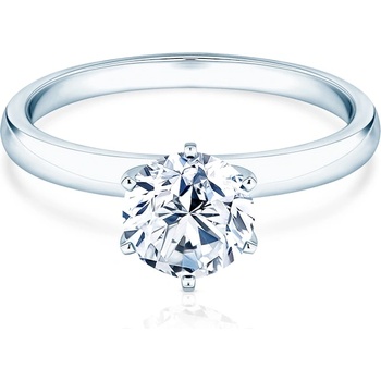 SAVICKI Годежен пръстен savicki: бяло злато, диамант