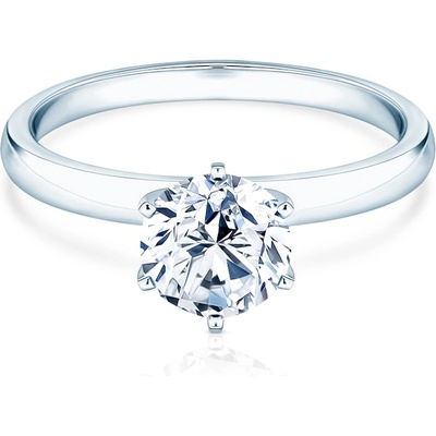 SAVICKI Годежен пръстен savicki: бяло злато, диамант