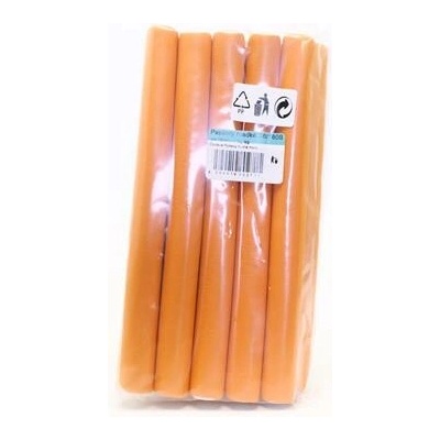 Papiloty hladké guma 16mm/180mm 10ks