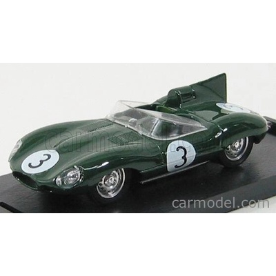 Brumm Jaguar D Type Le Mans N 3 1956 Jack Fairman Zelená 1:43