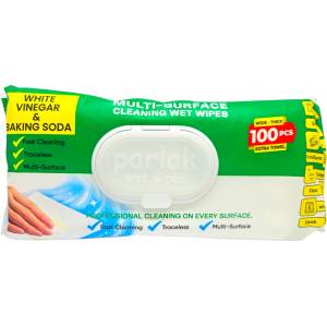  PARLAK Multi-Surface Cleaning Wet Wipes - мокри кърпички за многоповърхностно почистване, 100 бр