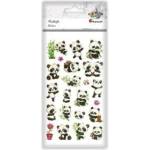 TITANUM Stickers convex panda teddy bears mix 22pcs
