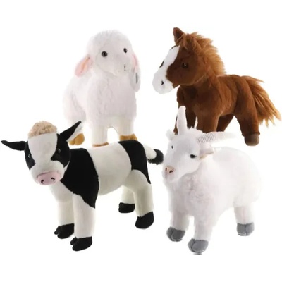 Nicotoy Плюшени фермерски животни, 4 вида Nicotoy 6305830073 (6305830073)