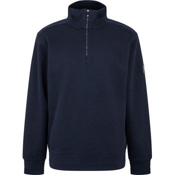HUGO BOSS Men's Sidney Cotton Long Sleeve 1/4 Zip Fleece - Dark Blue 404