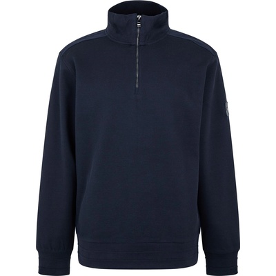 HUGO BOSS Men's Sidney Cotton Long Sleeve 1/4 Zip Fleece - Dark Blue 404