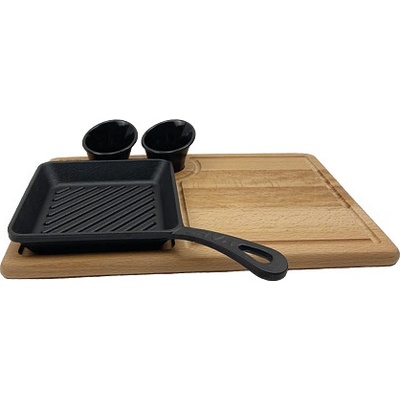 LAVA Metal Grilovacie a servírovací set 40 x 25 cm