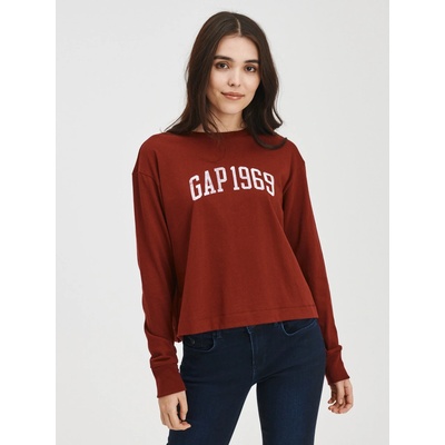 GAP 1969 tričko crop logem červená