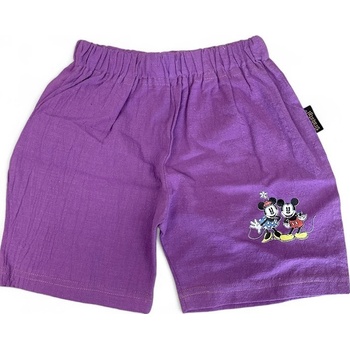 Drahstyl dívčí plátěné kraťasy Fialová