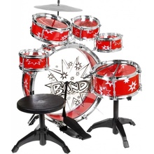 RKToys Jazz Drum bicí souprava bubny pro kluky červená