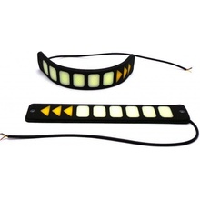 motoLEDy flexibilní denní svícení DRL + směry COB LED 800lm + 250lm nové 12V