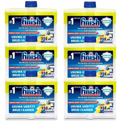 Finish Čistiaci prostriedok Umývačky riadu Lemon 6 x 250 ml
