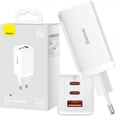 Baseus GaN5 Pro Wall charger 2xUSB-C + USB, 65W