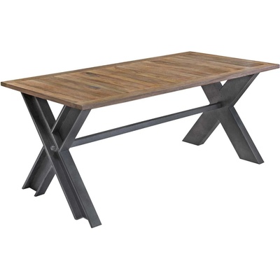 EX Home Трапезна маса EX Home модел Doker Kros, 220 см, Масив