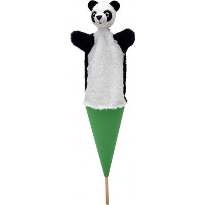 MÚ Brno kornoutový maňásek 3v1 Panda 55 cm