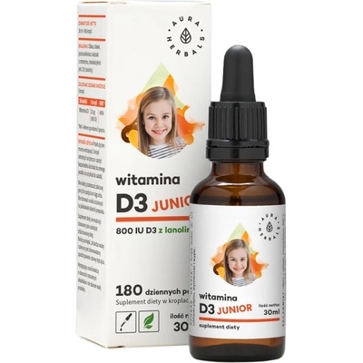 Aura Herbals Children's Vitamin D3 Drops 800 IU [30 мл]