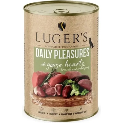 Luger’s Superfood Luger`s Dog храна за кучета с гъши сърца, 400gr