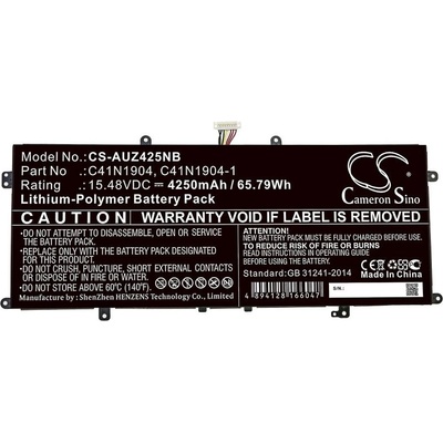 Cameron Sino Батерия за лаптоп ASUS ZenBook 13 UX325EA-AH77 C41N1904 LiPo 15, 48 V 4250mAh CAMERON SINO (CS-AUZ425NB)